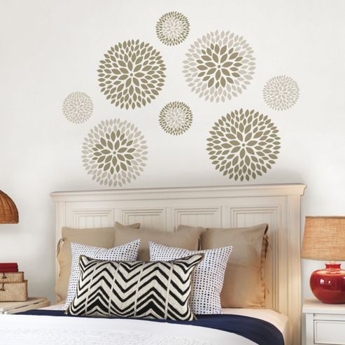 Image of Wallpops Chrysanthemum Kit Wall Stickers