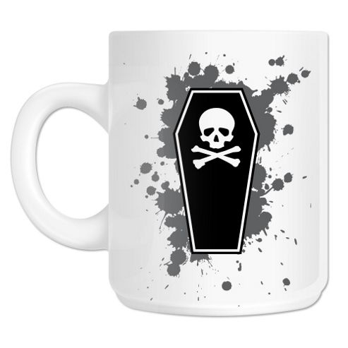 Image of Coffin Splat 10oz Ceramic Mug