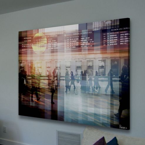 Image of Parvez Taj Central Station Wall Art - 101 Cm H X 152 Cm W X 5 Cm D