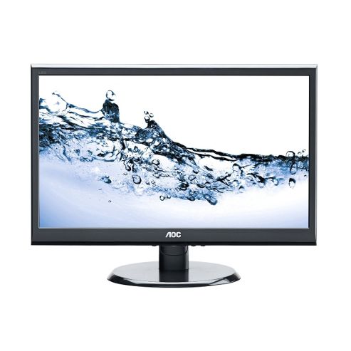 Image of Aoc Value E2050swda (19.5 Inch) Wide Led Monitor 1000:1 250cd/m2 1600x900 5ms Dvi (glossy Black)