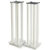 Atacama Speaker Stands in White - Height 1000mm