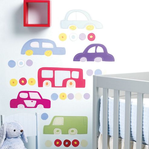 Image of Cartoon Cars Children's Wall Stickers
