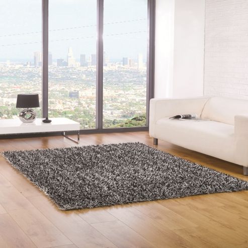 Image of Spider Black/silver 180x270 Cm Rug