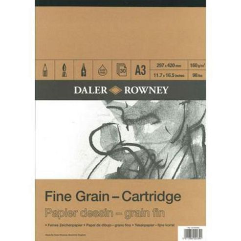 Image of Dr Fine Grain Cartridge Pad A3 160g