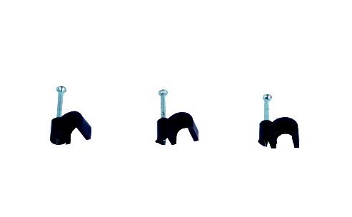Image of Cable Clip Round 7mm Brn 100