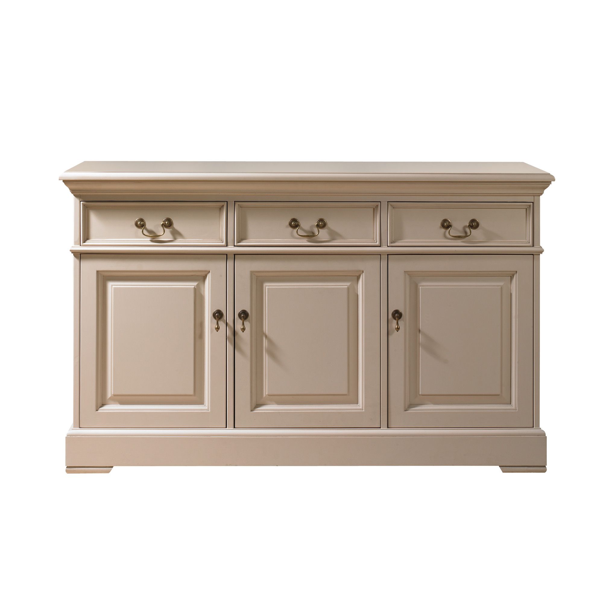 YP Furniture Country House Three Door Sideboard - Ivory at Tesco Direct