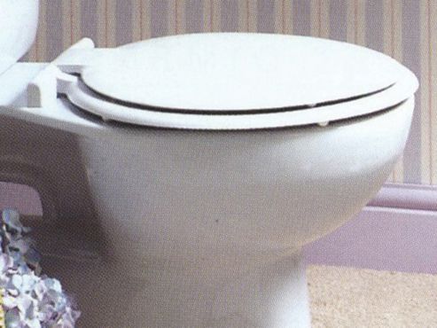 Image of Vemco Tscas-wh Toilet Seat Plastic White