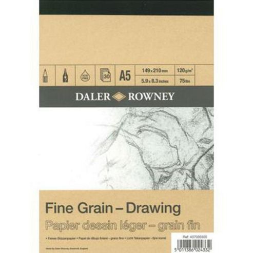 Image of Dr Fine Grain Cartridge Pad A5 120g