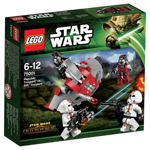 Image of Lego Star Wars Republic Troopers Vs Sith Troopers 75001