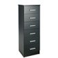 Kit Form Bella 6 Drawer Chest - Black