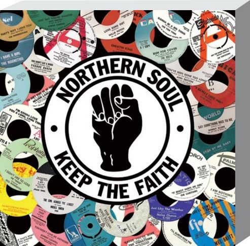 Image of Northern Soul Keep The Faith Canvas Print