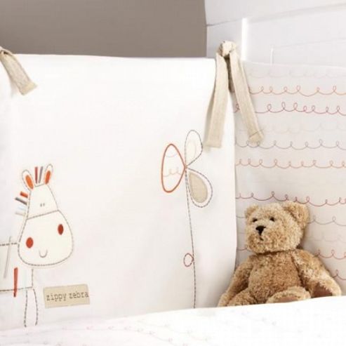 Image of Bed-e-byes Zippy Zebra Bumper