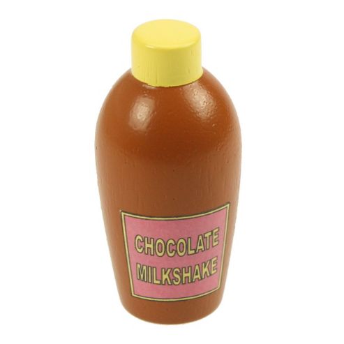 Image of Bigjigs Toys Bjf135 Wooden Play Food Chocolate Milkshake (pack Of 2)