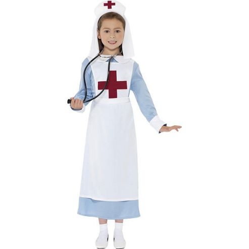 Image of Ww1 Nurse - Child Costume 5-6 Years