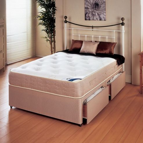 Image of Repose New Princess 1000 Platform Divan Bed - Super King / 4 Drawer