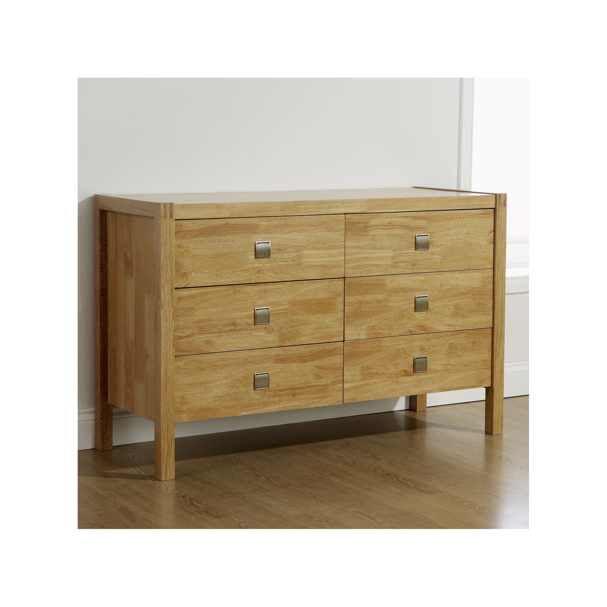 Elements Valencia 6 Drawer Wide Dresser at Tesco Direct