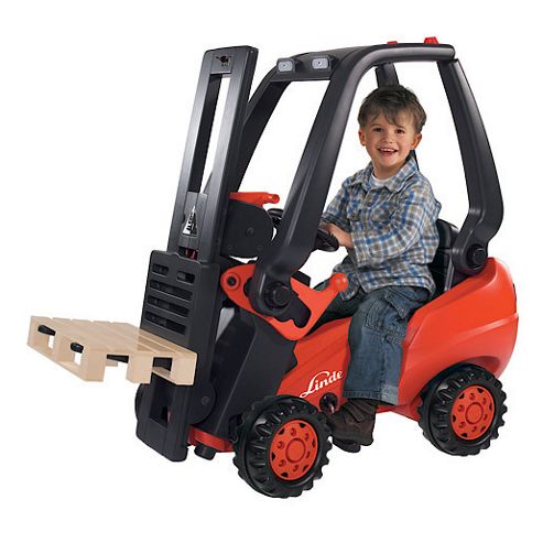 Image of Smoby Ride-on Forklift Truck, Red