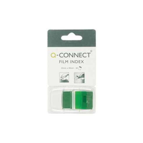 Image of Q-connect Page Marker 1 Inch Pack Of 50 Green Kf03635