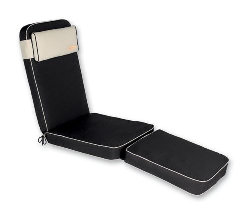 Image of Glencrest Seatex Bespoke Steamer Cushion - Black