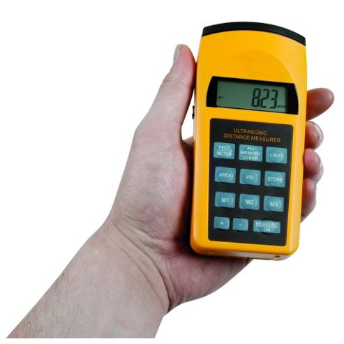 Image of Ultrasonic Distance Meter With Area & Volume Calculator