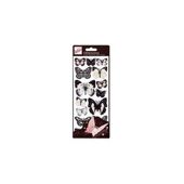 Dimensions Sticker Butterflies White