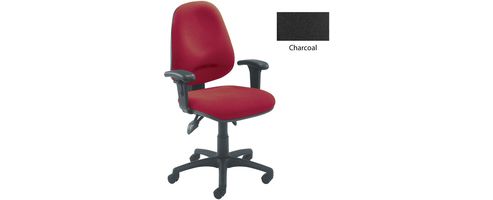 Image of Arista Concept High Back Tilt Operators Chair Charcoal Kf03461