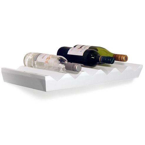 Image of Monteray - Wall Mounted Wine Storage Shelf - White