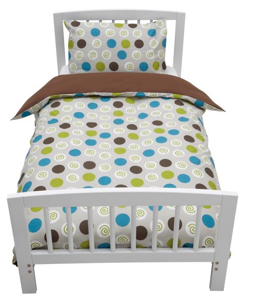 Image of Baroo Candy Swirl Cotbed Duvet Set