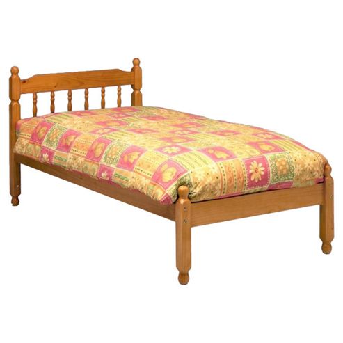Image of Amani Colonial Bed Frame - Small Single (2' 6") - Honey Pine