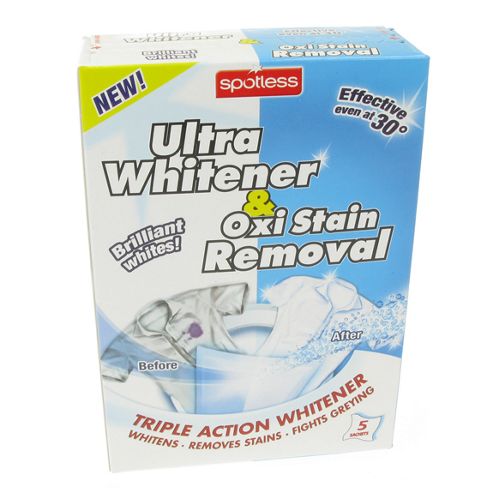Image of Dylon Ultra Whitener & Oxi Stain Removal Sachets - 5pk