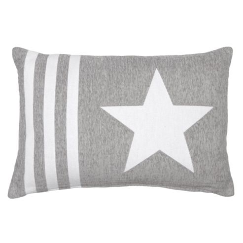 Image of Eightmood Starling Q Plain Fiber Filling Cushion - Grey