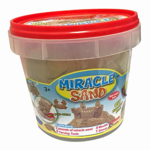 Image of Miracle Sand Fun Kinetic Sand - 2 Pounds - Castle Moulds