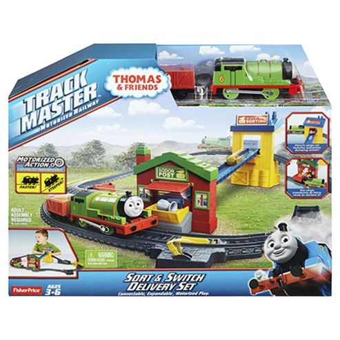 Image of Fisher-price Thomas & Friends Trackmaster Sort & Switch Delivery Set