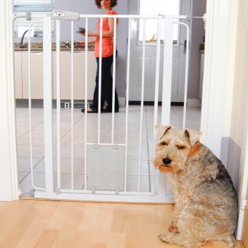 Image of Bettacare Gate With Lockable Cat Flap