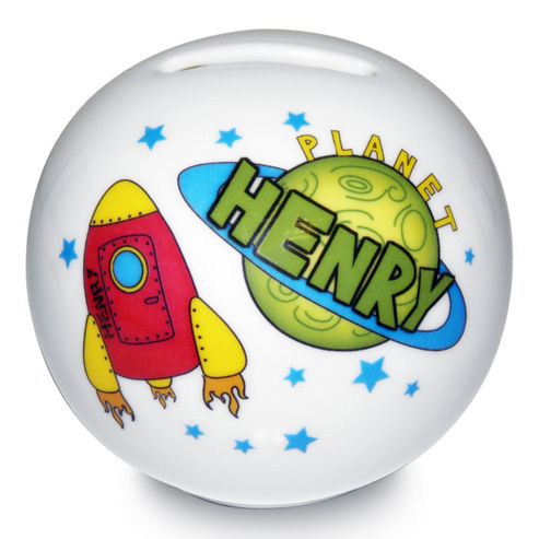 Image of Personalised Space Money Box