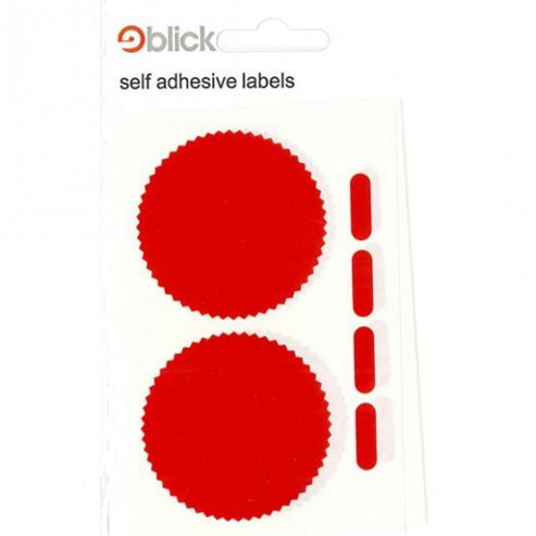 Image of Blick Company Seals - Red - Labels - 8pk