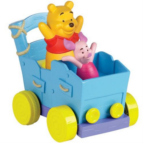 Image of Winnie The Pooh - Pooh Push 'n' Play Buddy Buggy - Tomy