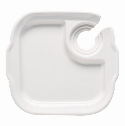 Image of G.e.t Party Plate In Ivory (set Of 4)