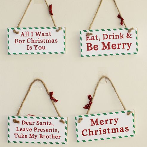 Image of Christmas Novelty Signs