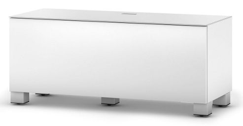Image of Sonorous St110 White Tv Cabinet