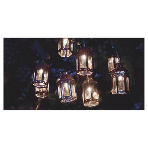 Buy Tesco Marakesh Lantern Solar String Lights - Bronze from our Solar Lights range - Tesco