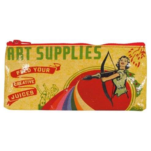 Image of Blue Q Pencil Case Art Supplies