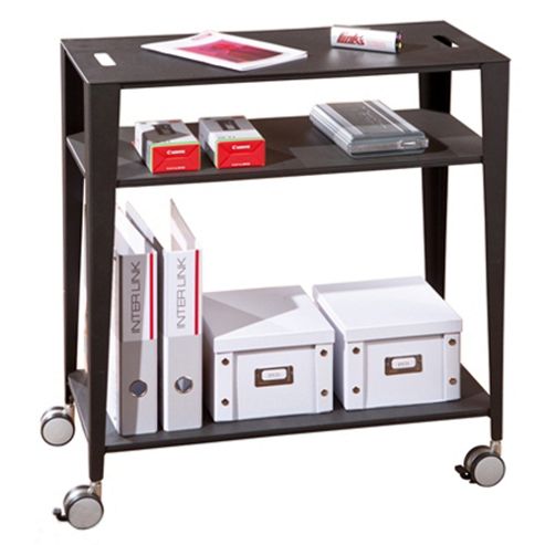 Image of Three Shelf Storage Unit - Black