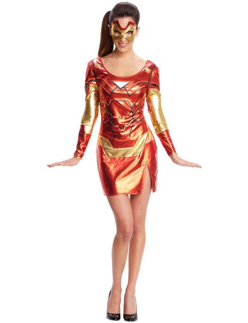 Image of Female Iron Man Costume Medium