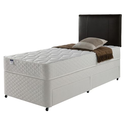 Image of Silentnight Miracoil Comfort Micro Quilt Non Storage Divan - Single (3ft)