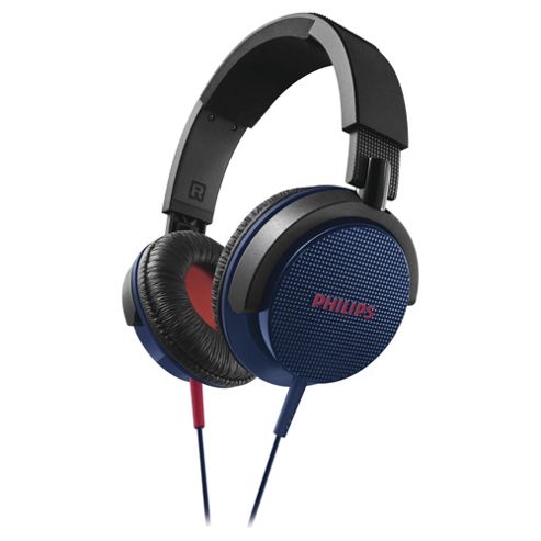 Image of Philips Shl3100bl/00 Dj Style Headphones Blue