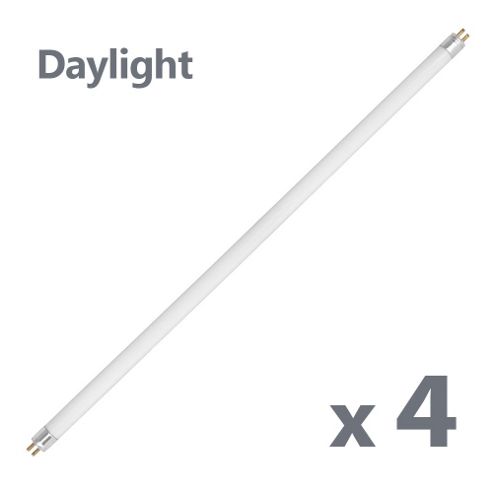 Image of Pack Of 4 Replacement T5 11w Fluorescent Tubes In Daylight