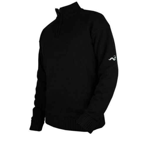 Image of Woodworm Golf Lined Wool Half Zip Sweater M
