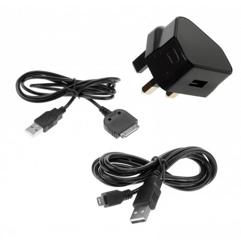 Image of 2 Amp Mains Charger For Micro Usb And Apple 30pin