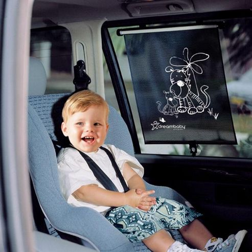 Image of Dreambaby Adjustable Car Shade Tigers
